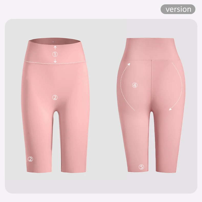 BIVIGAOS Summer Thin Sunscreen Sharkskin Cycling Shorts Women Multi Color Stretch Tight Slim Fitness Bicycle Knee Length Shorts