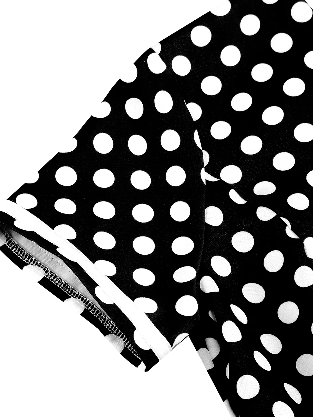 Tonval 1950s Vintage Party Birthday Dress Summer Clothing for Women Bow Neck Polka Dot Print Midi Swing Dresses