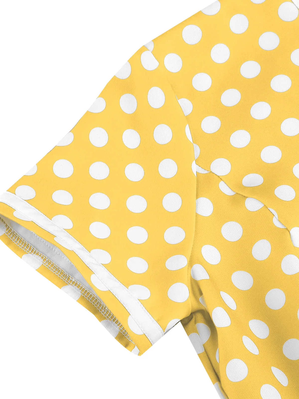 Tonval 1950s Vintage Party Birthday Dress Summer Clothing for Women Bow Neck Polka Dot Print Midi Swing Dresses