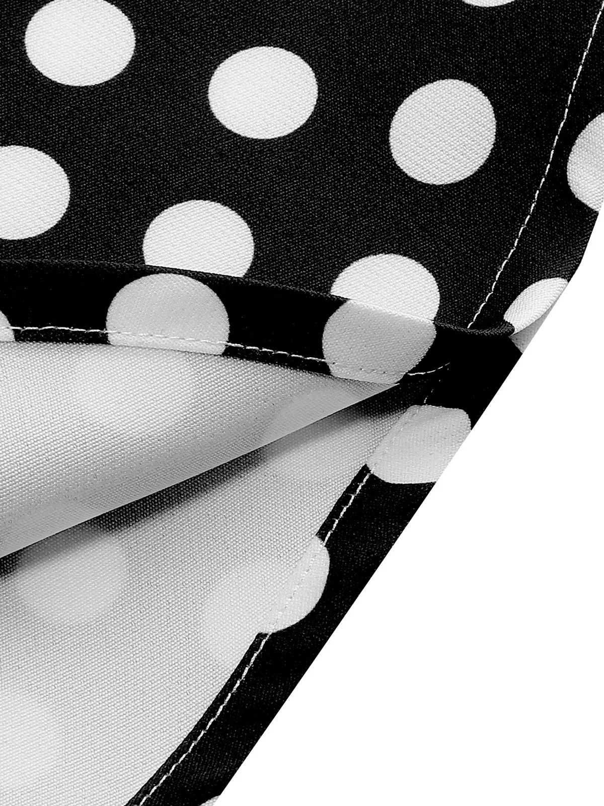 Tonval 1950s Vintage Party Birthday Dress Summer Clothing for Women Bow Neck Polka Dot Print Midi Swing Dresses