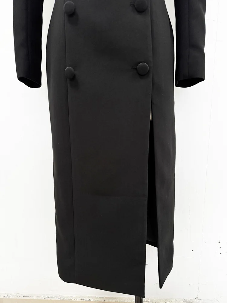 Black Red Color Women Long Sleeve Sexy Off the Shoulder Bodycon Mid-calf Evening Party Dress Celebrity Red Carpet Outfit