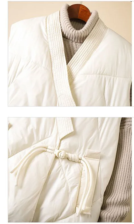 2025 New Cotton Down Winter Women's Vest Thicken V-neck Sleeveless Puffer Jacket Padded Female Warm Outerwear Women Clothing