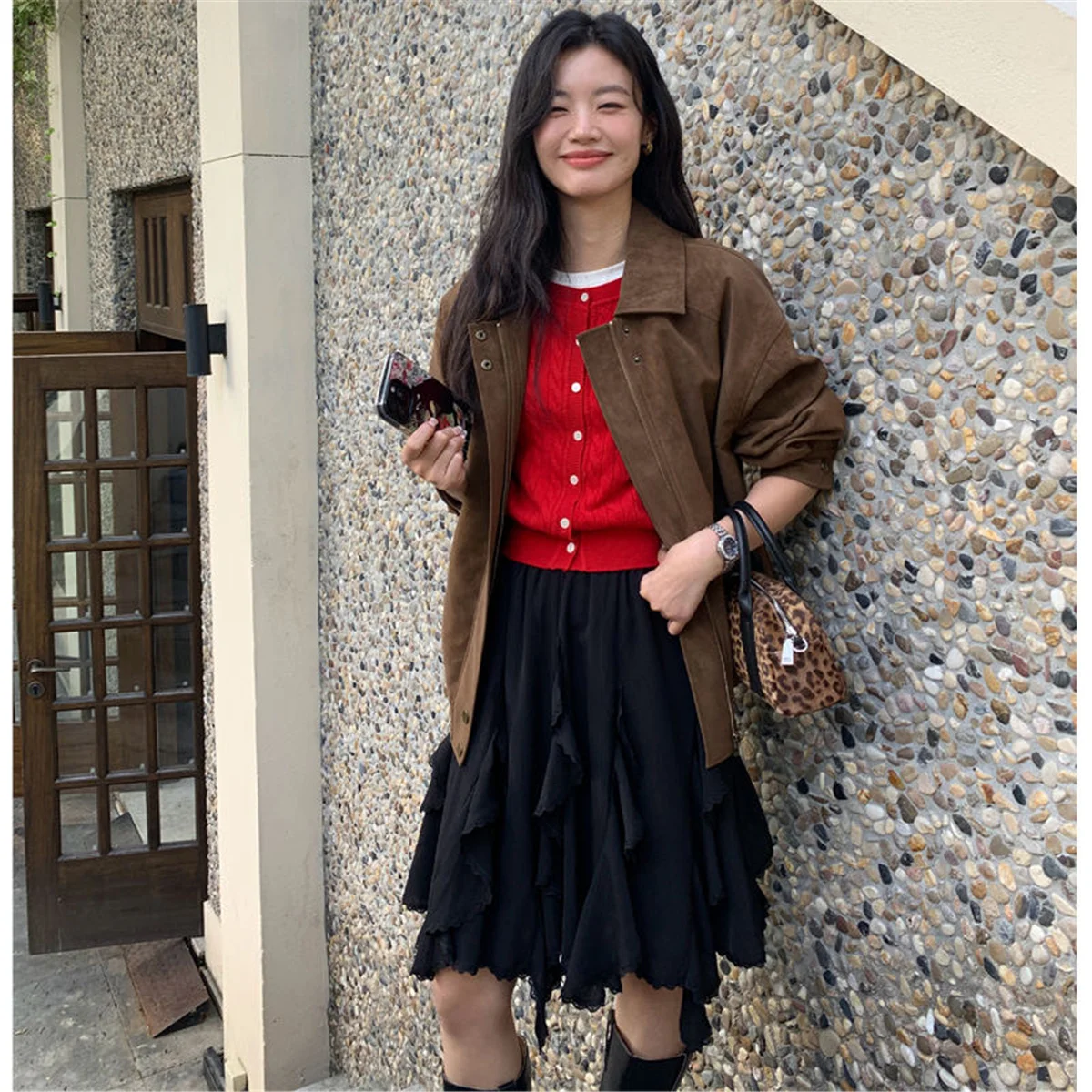 Mini Skirts Women Summer 2025 Chiffon Ruched Skirts Woman Clothing 2000s Clothes Y2k Kawaii Black Lace Skirts Kawaii White