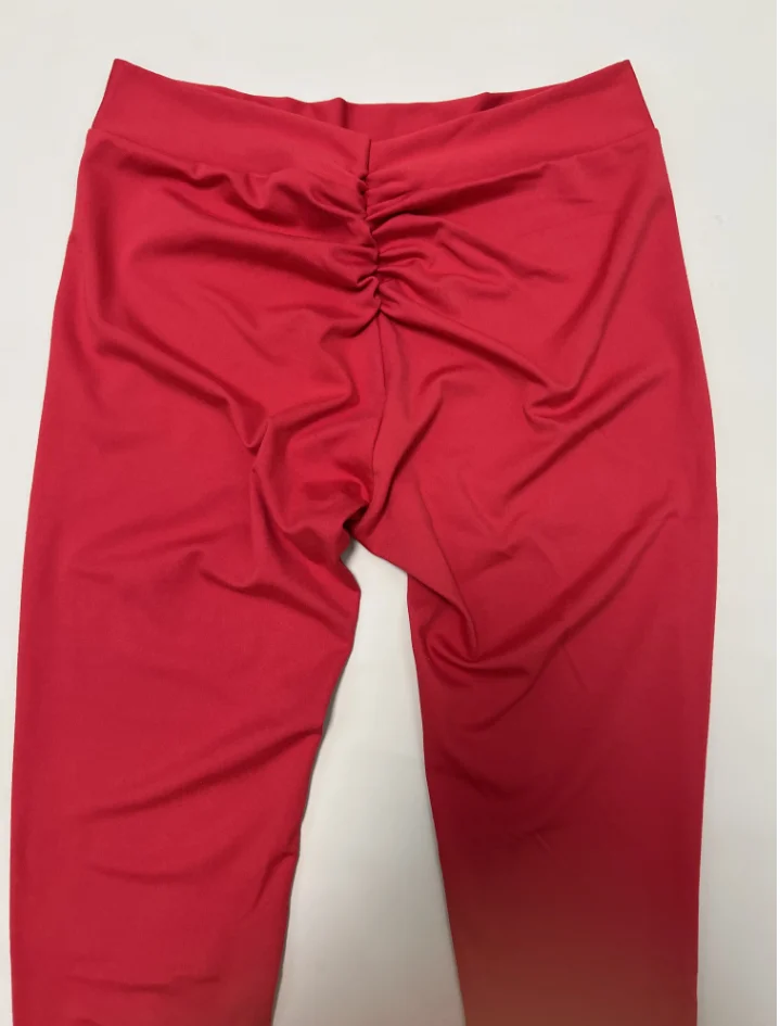 Women V Back Leggings Gym Fitness Workout Trousers Yoga Pants Scrunch Sports Training Butt Lifting Tights Sportswear Drop Ship