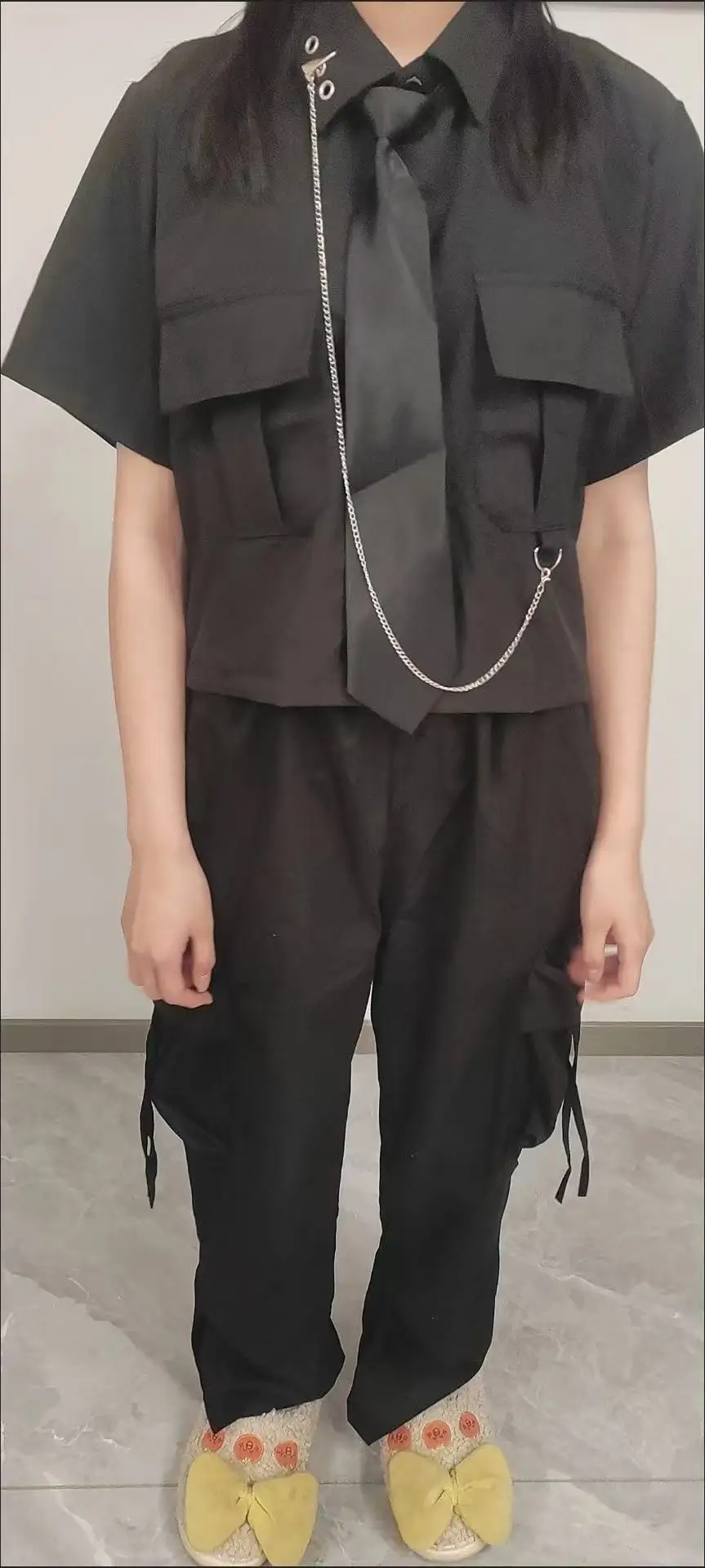 New 2025 Summer Pant Suit Woman Korean Loose Solid Two-piece Set Women's Shirt + Pants Womens Two Peice Sets