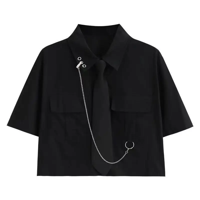 New 2025 Summer Pant Suit Woman Korean Loose Solid Two-piece Set Women's Shirt + Pants Womens Two Peice Sets