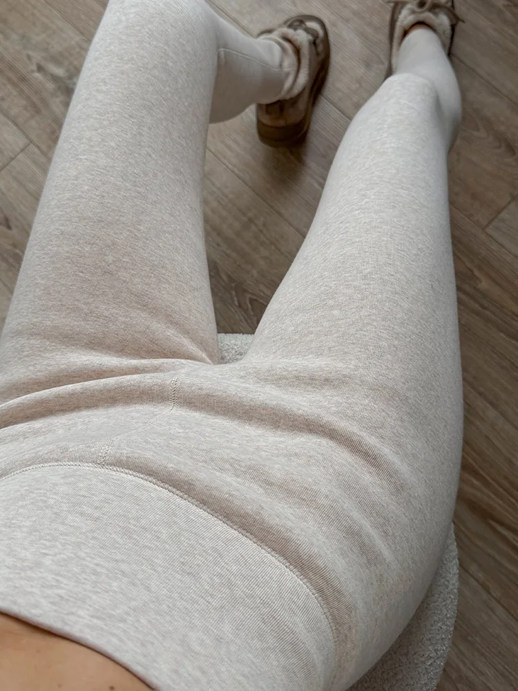 Streamgirl Thick Fleece Leggings Women Winter High Waist Black Outwear Women Warm Thick Velvet Leggings For Winter Gray Pants