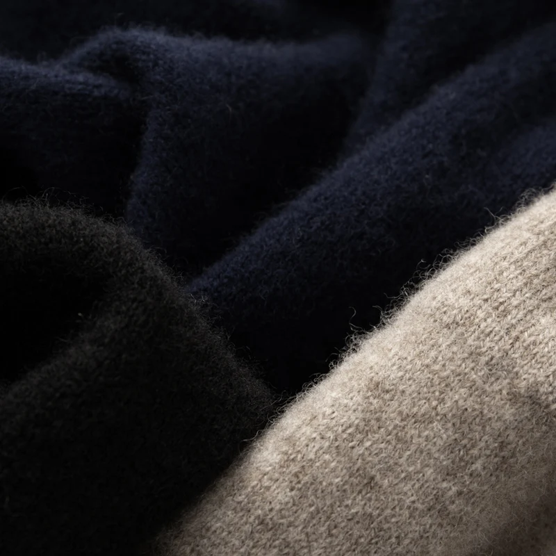 ANGEL Women Lantern Pants Autumn Winter Thick Pure Wool Pants 100% Merino Wool Knitwear Simple Style Soft Warm Korean Trousers