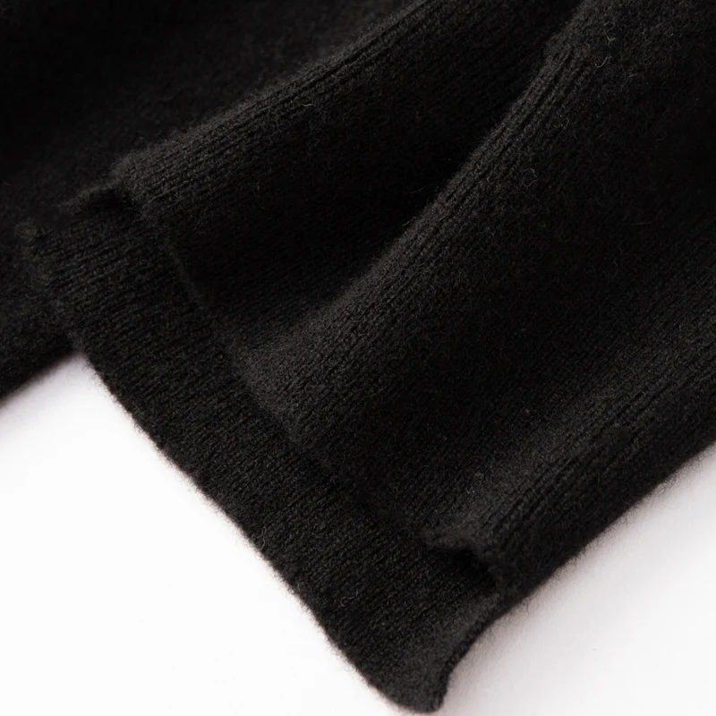 ANGEL Women Lantern Pants Autumn Winter Thick Pure Wool Pants 100% Merino Wool Knitwear Simple Style Soft Warm Korean Trousers