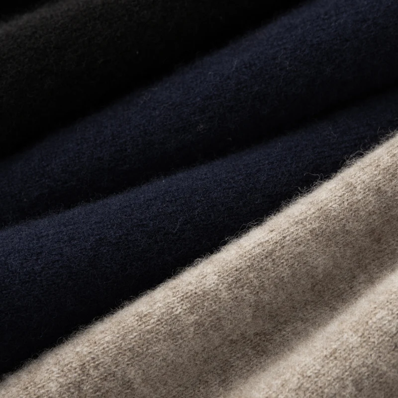 ANGEL Women Lantern Pants Autumn Winter Thick Pure Wool Pants 100% Merino Wool Knitwear Simple Style Soft Warm Korean Trousers