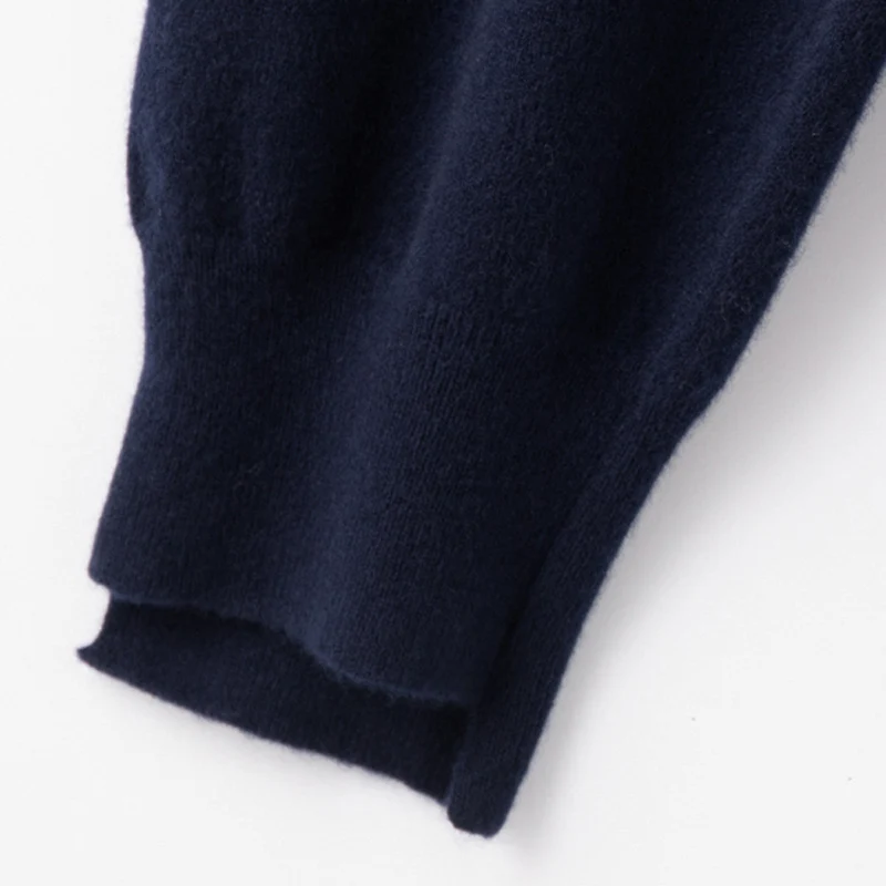 ANGEL Women Lantern Pants Autumn Winter Thick Pure Wool Pants 100% Merino Wool Knitwear Simple Style Soft Warm Korean Trousers