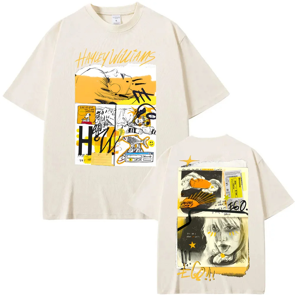 Ego Black Tee Hayley Williams's same style Unisex Summer Tee-shirt Sleeve Women/men100%cottonTshirt Round Neck Comfortable Tees
