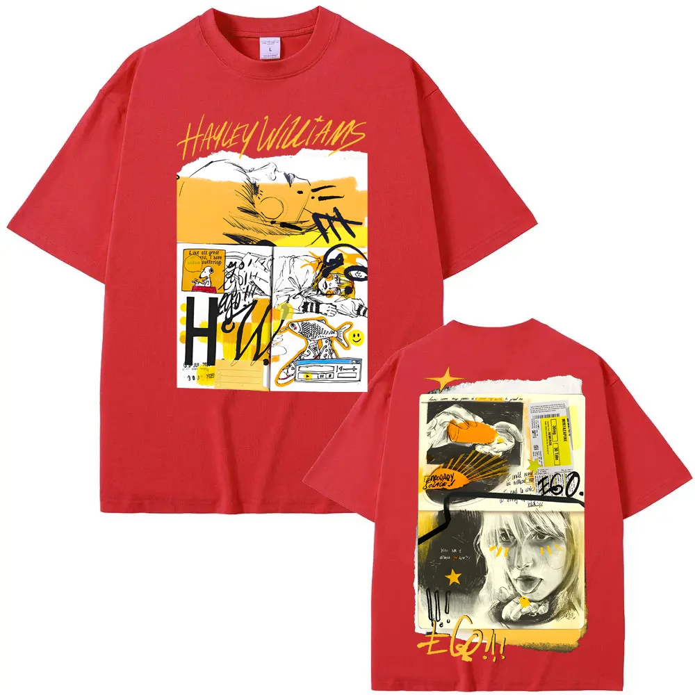 Ego Black Tee Hayley Williams's same style Unisex Summer Tee-shirt Sleeve Women/men100%cottonTshirt Round Neck Comfortable Tees