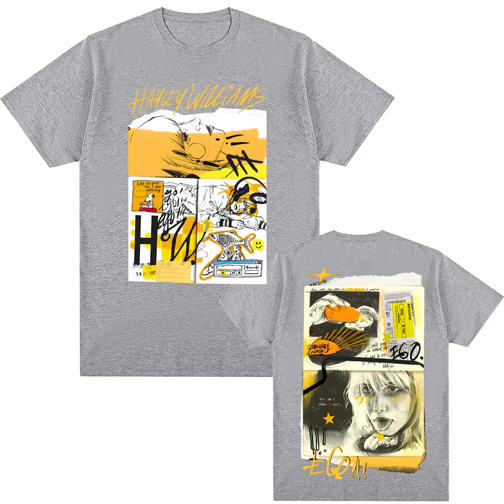 Ego Black Tee Hayley Williams's same style Unisex Summer Tee-shirt Sleeve Women/men100%cottonTshirt Round Neck Comfortable Tees