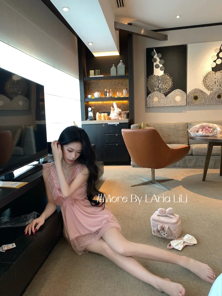 French Style Fairy Cute Pink Nightdress Pure Desire Casaul Style Lace Strap Princess Style Sweet Summer Mesh Dress Elegant M8T1