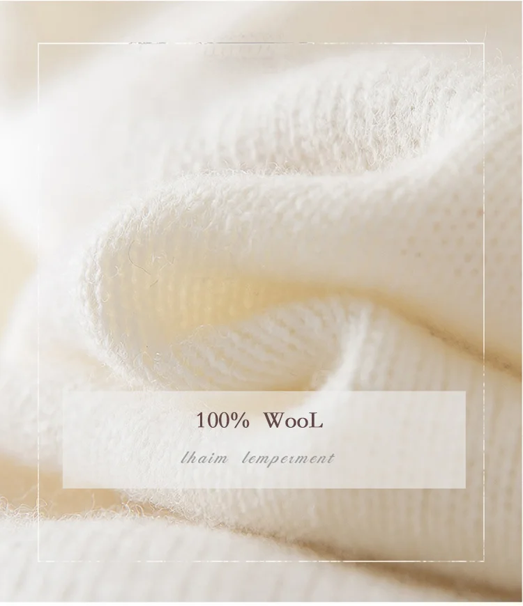 100% Wool Seamless Sweater Vest,Women Autumn Winter V-Neck Loose Sleeveless Knitted Tops