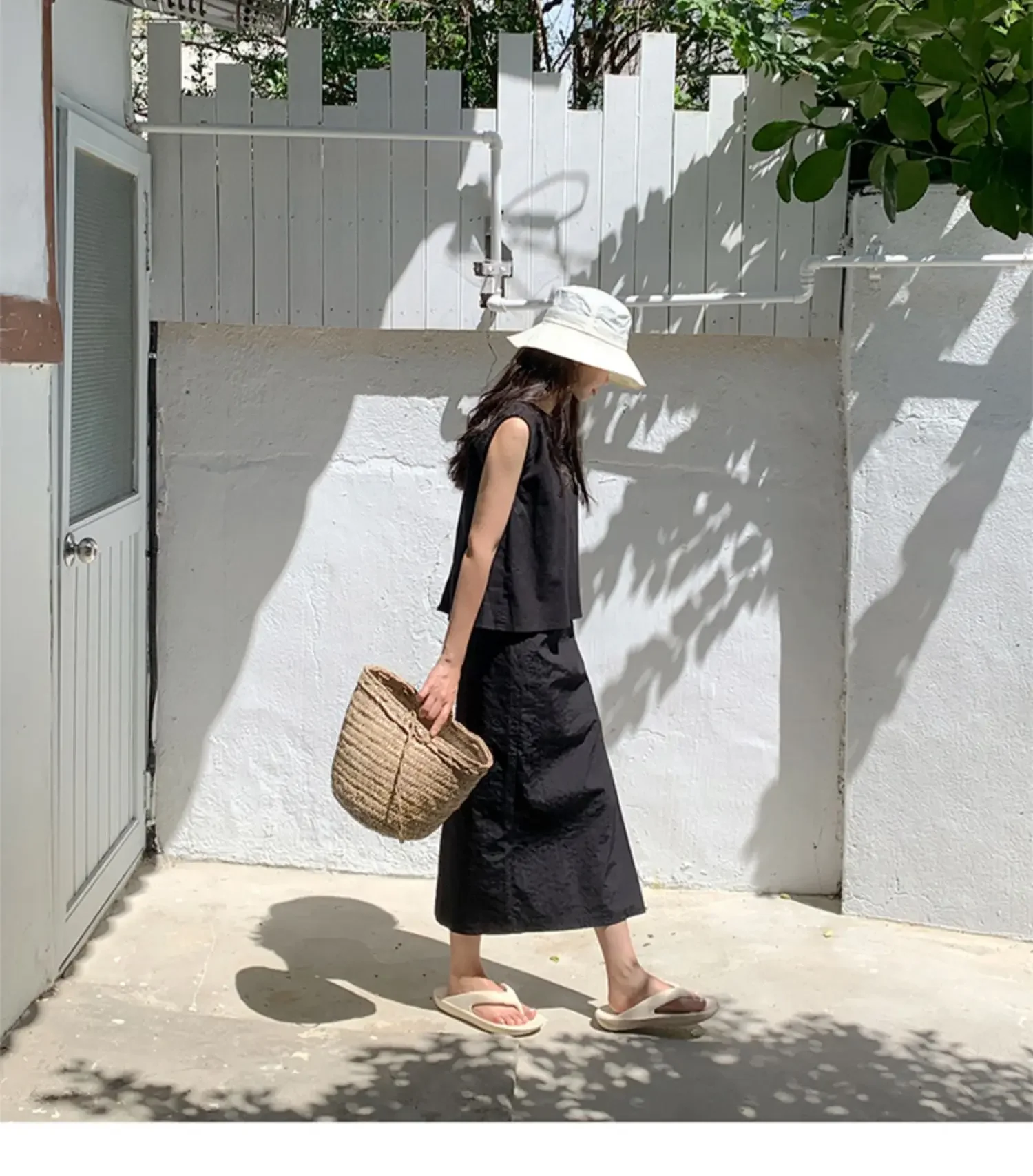 Cotton Linen Summer Hot Tops For Women Casual Sleeveless Back Button Up Korean Harajuku Tank Top Women Vintage Clothes