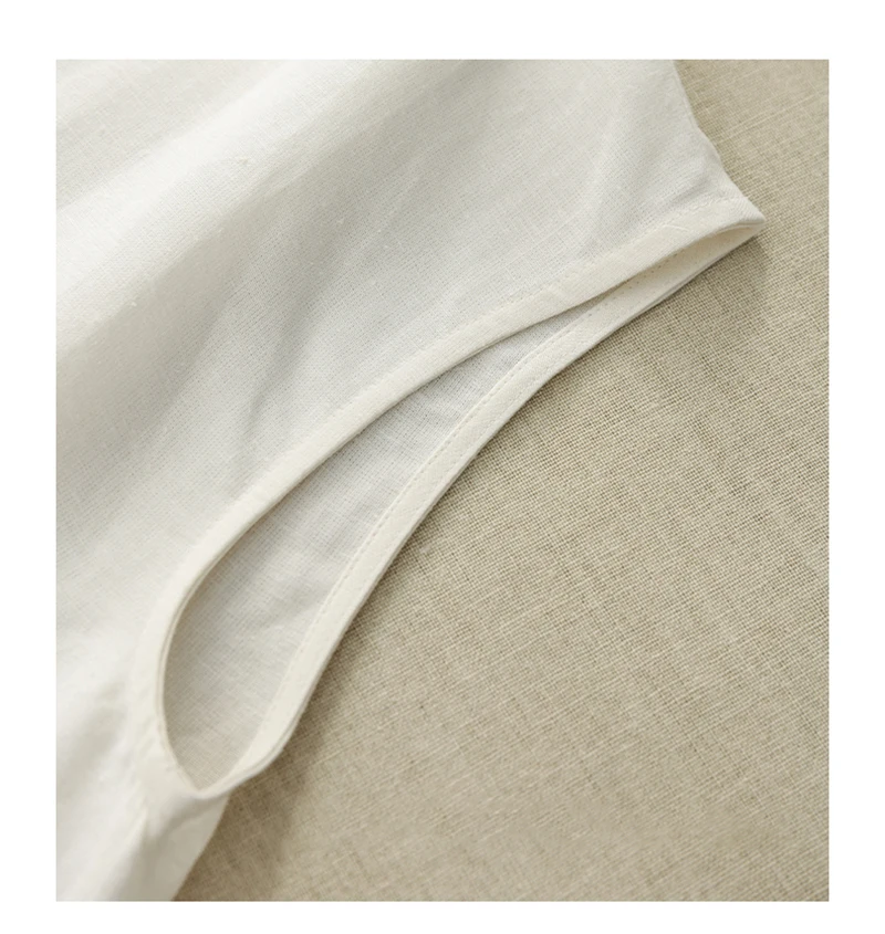 Cotton Linen Summer Hot Tops For Women Casual Sleeveless Back Button Up Korean Harajuku Tank Top Women Vintage Clothes
