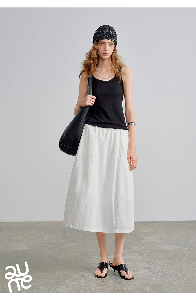 TOYOUTH Women Wool Tank Top 2026 Spring New Nude-Feel Mask-Inspired Fitted Crop Base Layer