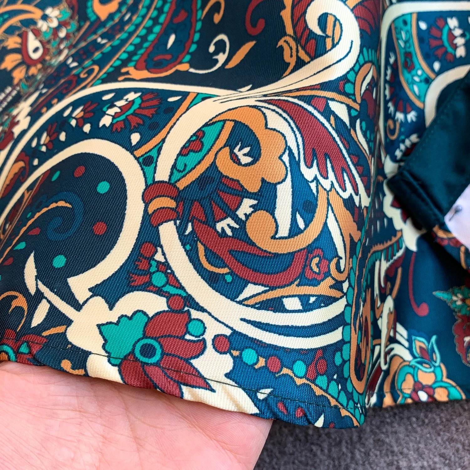 Vintage Dr Women Palace Retro Printing Long Maxi Dress Floral Chiffon Sleeve Elegant Spring Vestidos Wholesale Clothing