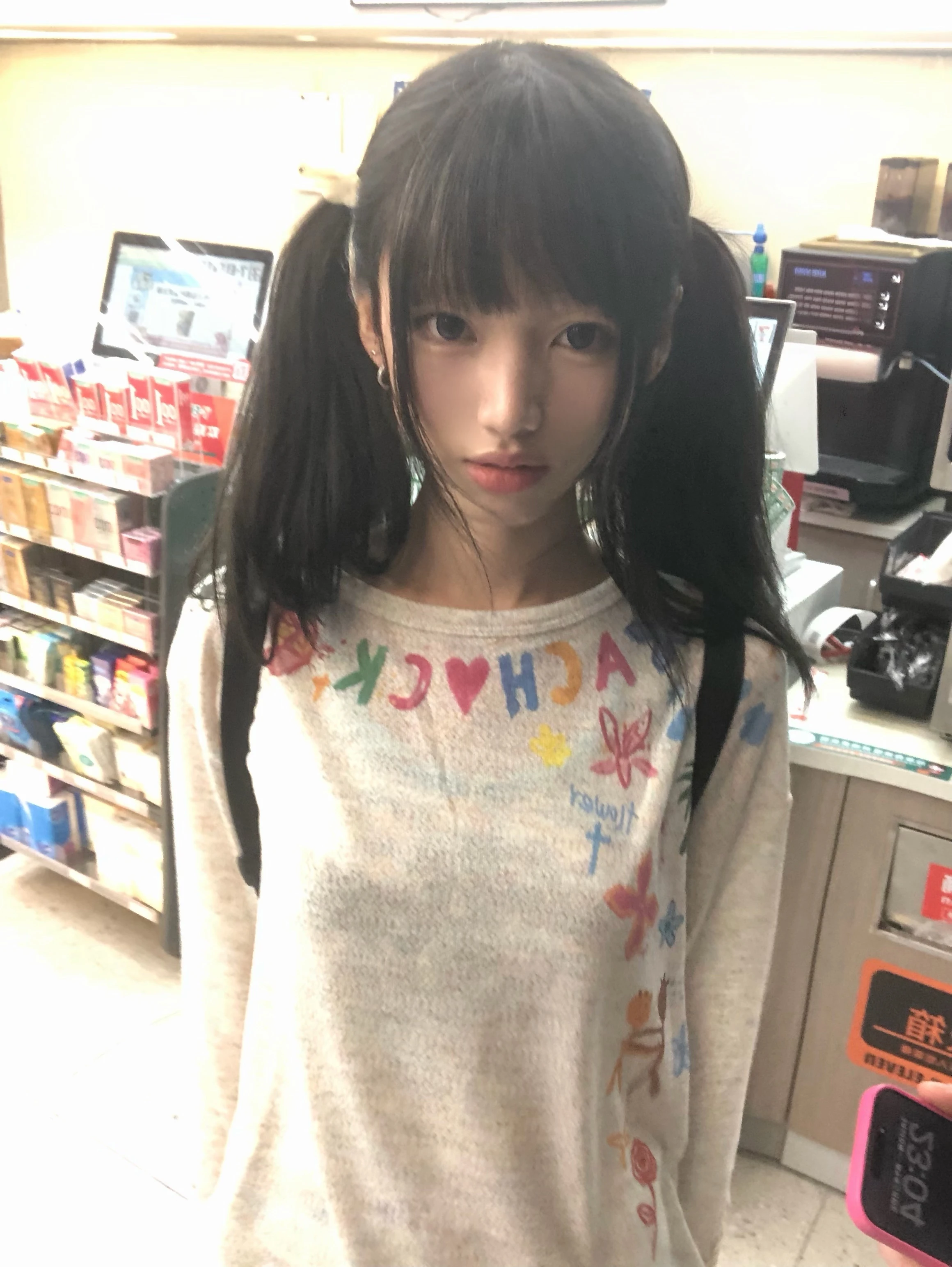 Karrram Japanese Y2k Letter Print T-shirt Vintage Harajuku Thin Knitted Tops 2000s Style Colorful Graffiti Knit T Shirt American
