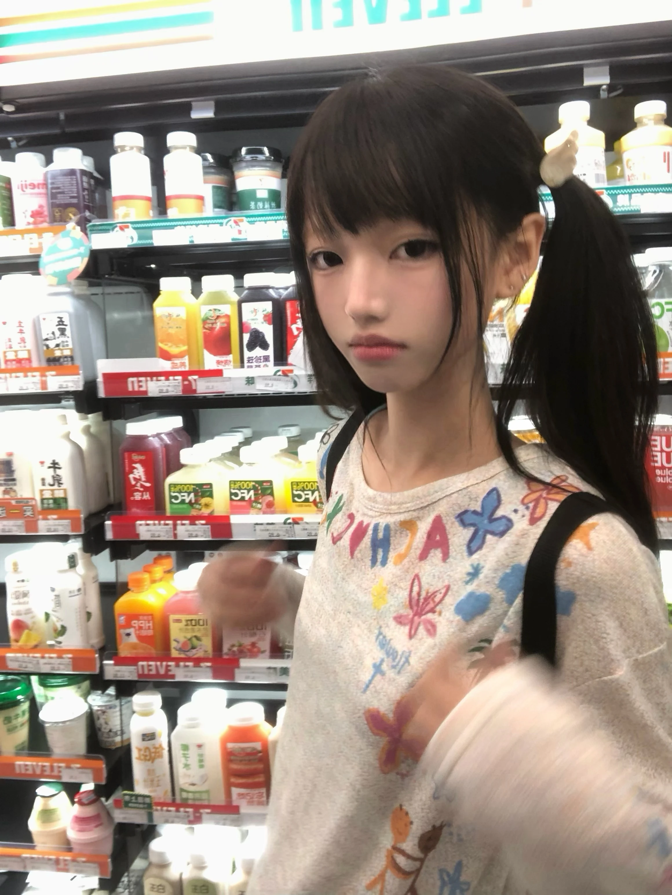 Karrram Japanese Y2k Letter Print T-shirt Vintage Harajuku Thin Knitted Tops 2000s Style Colorful Graffiti Knit T Shirt American