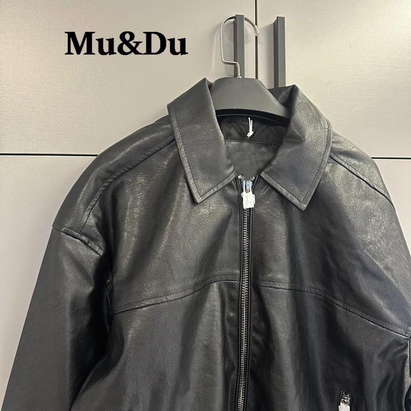 Chic Black Faux Leather Jackets Women Long Sleeve Oversize Coats Fashion 2026 Autumn Winter Bomber Outerwear Streetwear