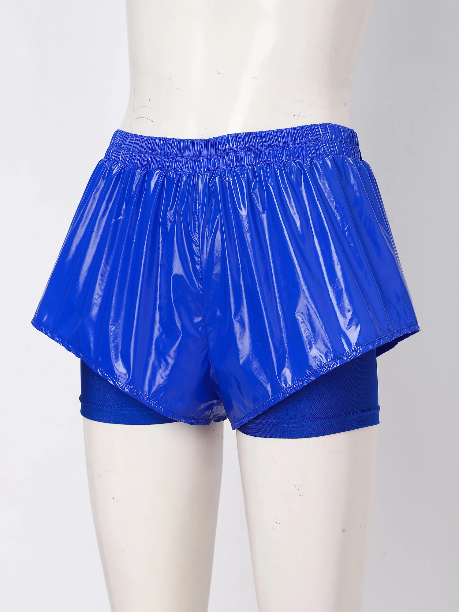 Women Waterproof Shorts Swim Trunks 2 in 1 Athletic Bottoms Running Cycling Sports Yoga Workout Sportswear Beach Pool Swimwear