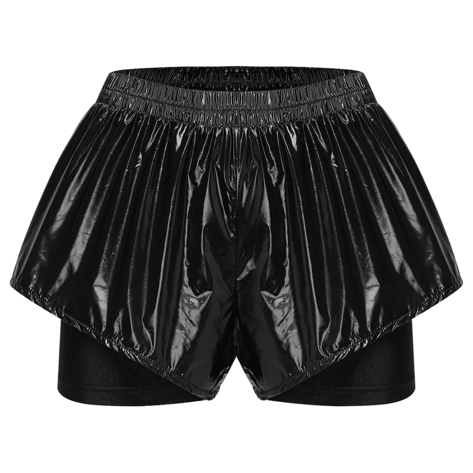 Women Waterproof Shorts Swim Trunks 2 in 1 Athletic Bottoms Running Cycling Sports Yoga Workout Sportswear Beach Pool Swimwear