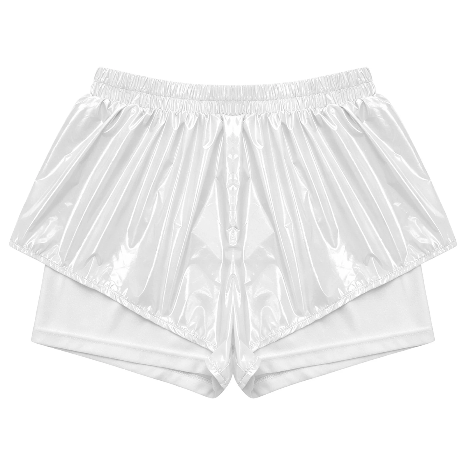 Women Waterproof Shorts Swim Trunks 2 in 1 Athletic Bottoms Running Cycling Sports Yoga Workout Sportswear Beach Pool Swimwear