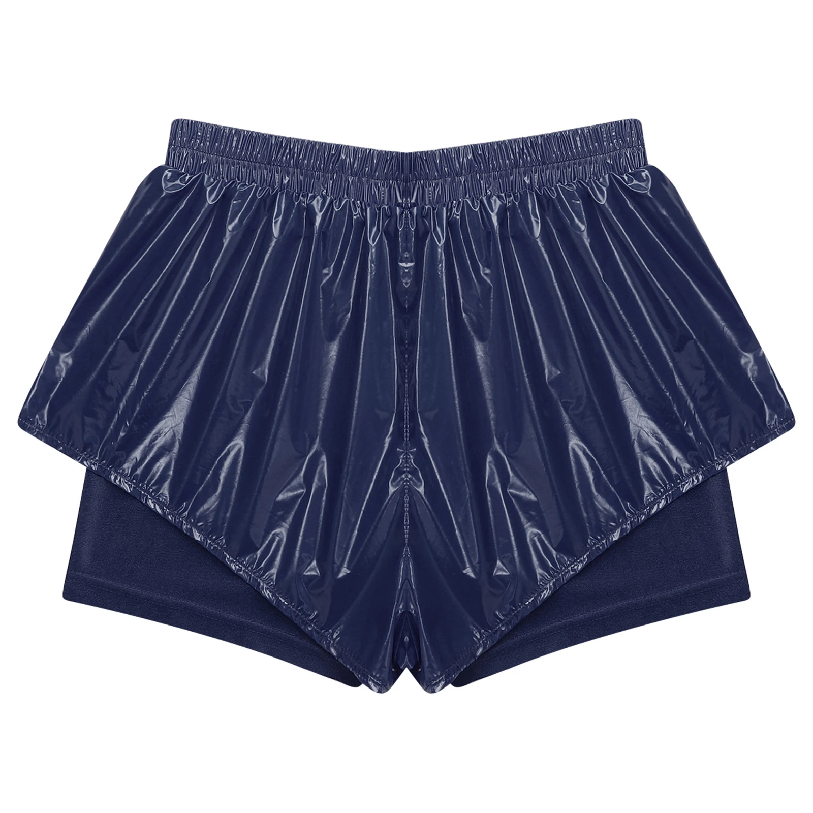 Women Waterproof Shorts Swim Trunks 2 in 1 Athletic Bottoms Running Cycling Sports Yoga Workout Sportswear Beach Pool Swimwear
