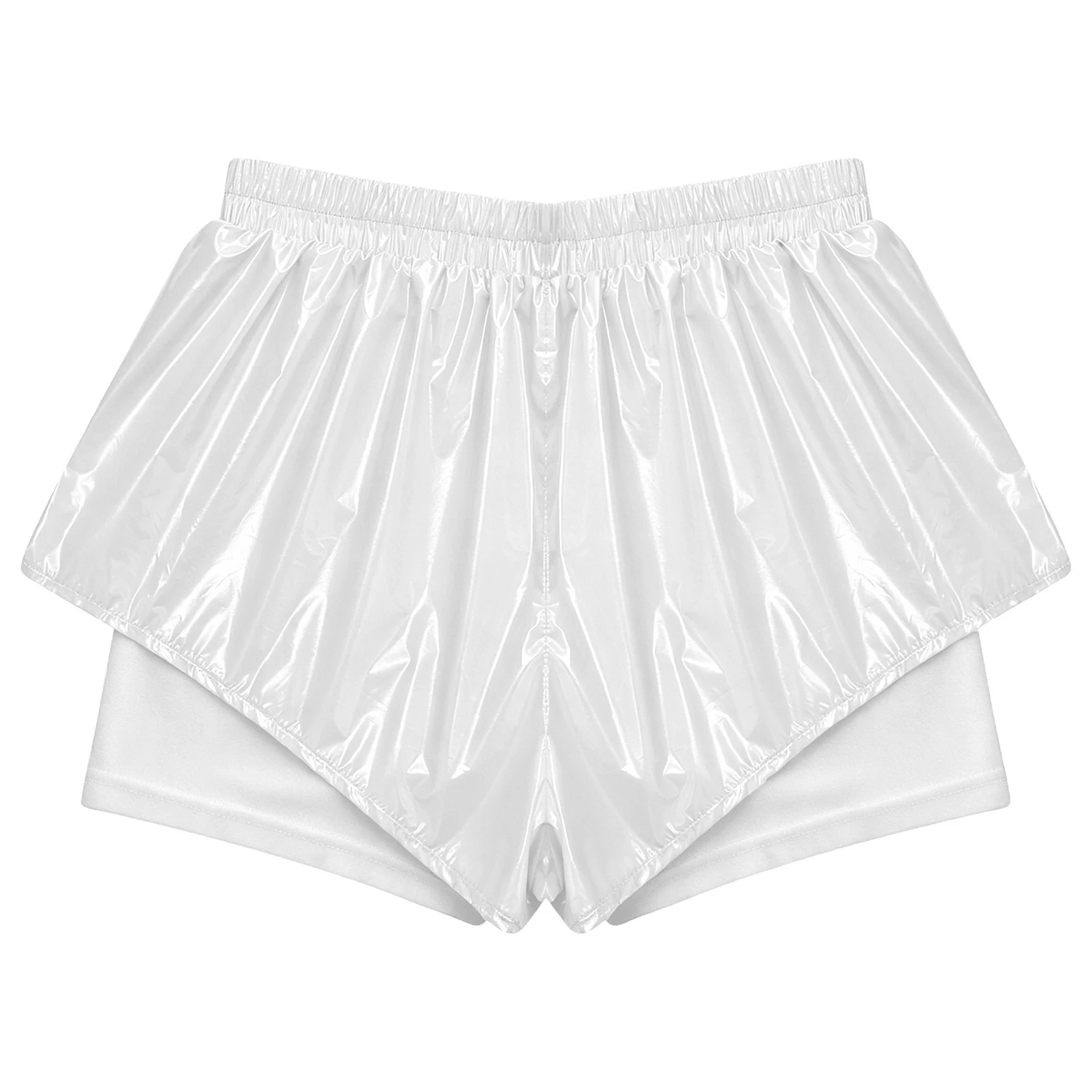 Women Waterproof Shorts Swim Trunks 2 in 1 Athletic Bottoms Running Cycling Sports Yoga Workout Sportswear Beach Pool Swimwear