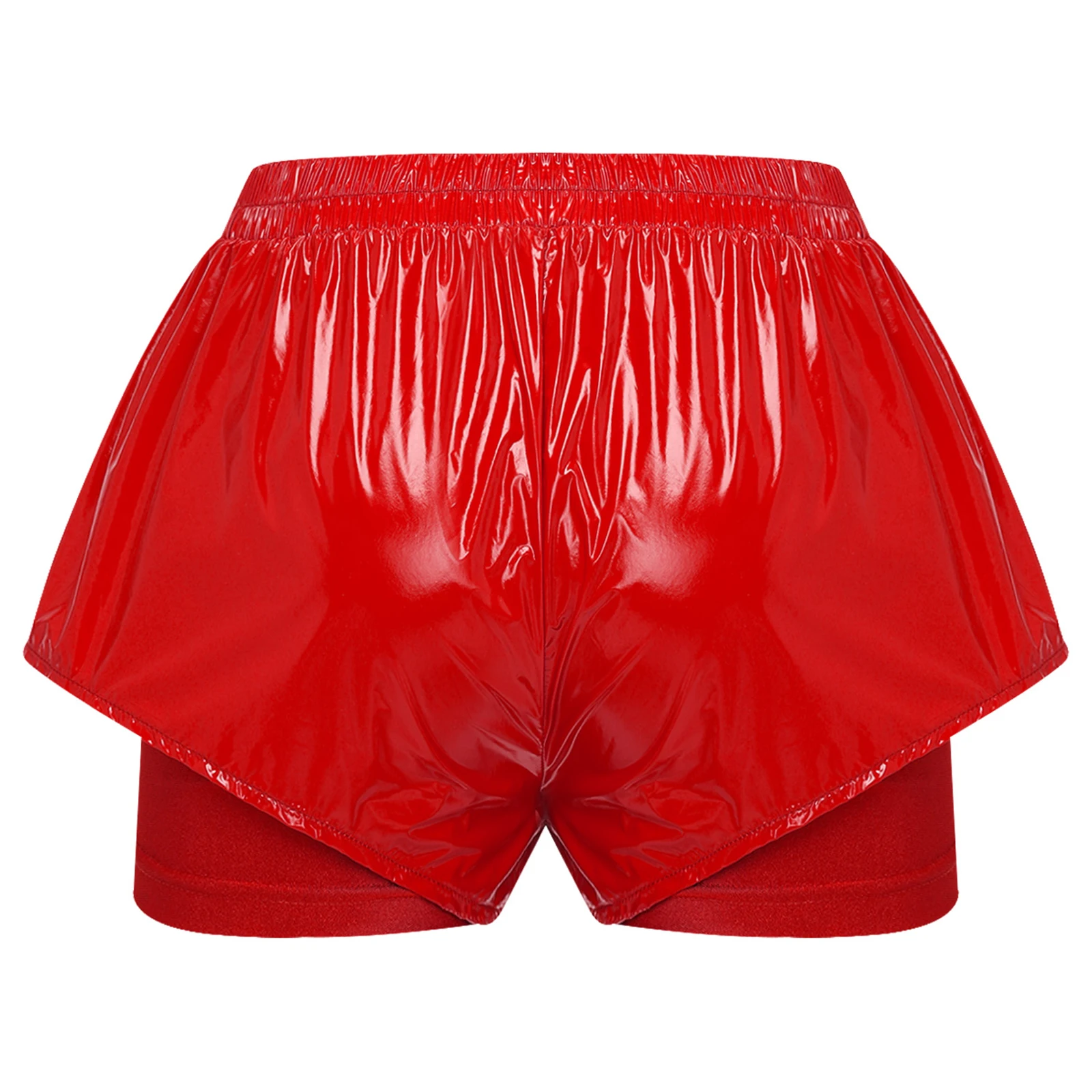 Women Waterproof Shorts Swim Trunks 2 in 1 Athletic Bottoms Running Cycling Sports Yoga Workout Sportswear Beach Pool Swimwear