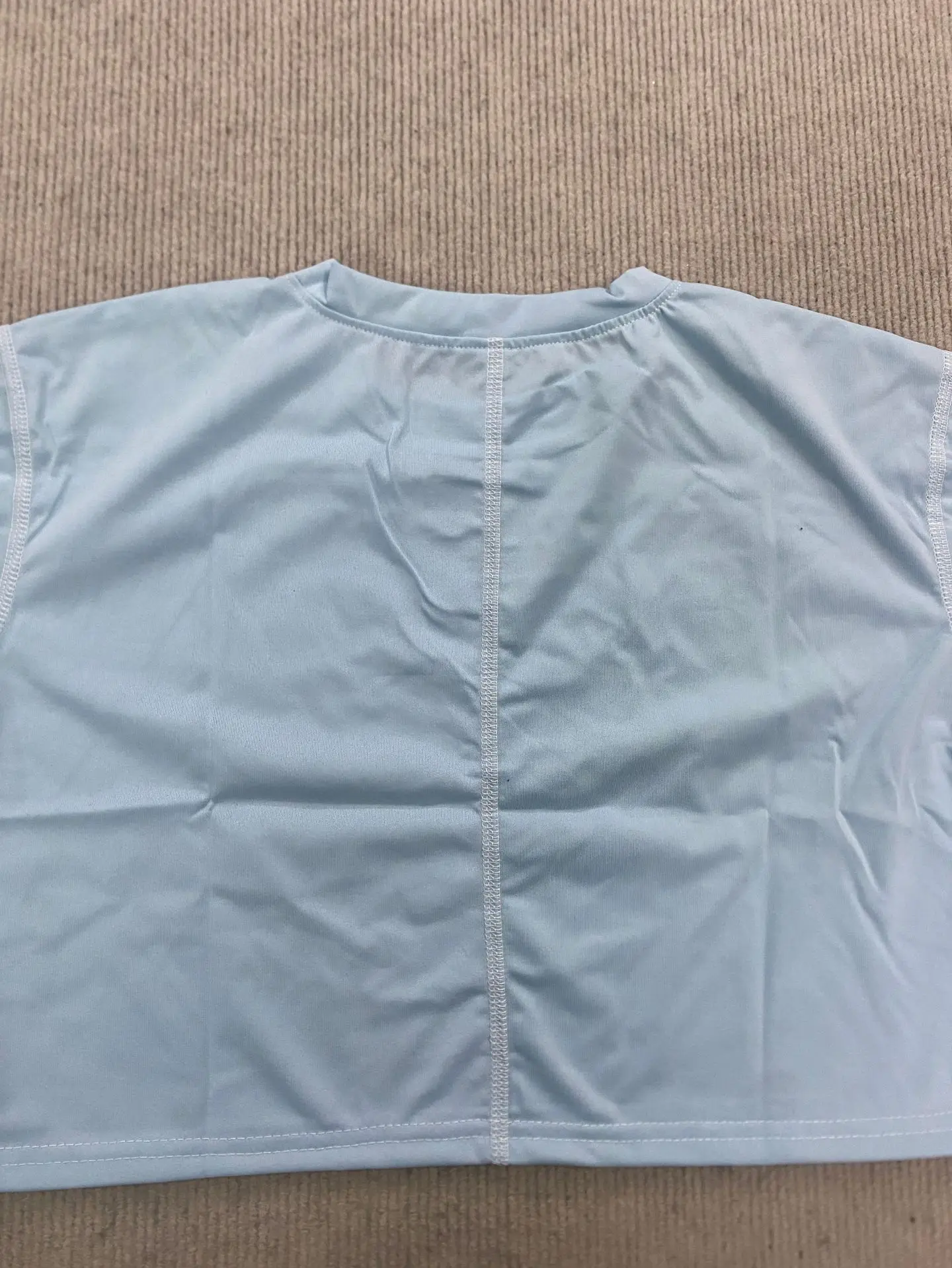 Y2K Fitness Top Short Sleeve Exposed Navel Casual Basic T Shirt for American and European Summer Sports Style
