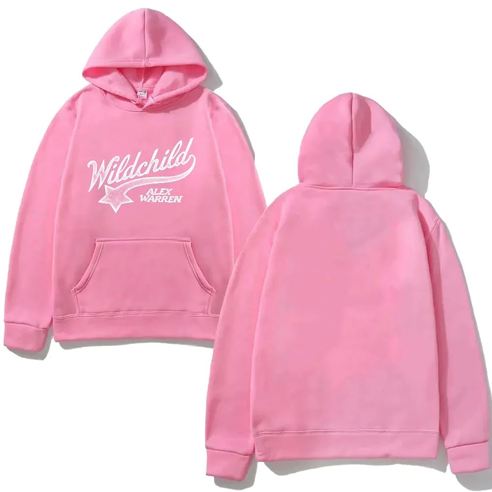 Alex Warren 2026 New Album WILDCHILD Pattern Printing Top Man Unisex Moletom for Autumn Winter with Hooded Comfortable Hoody