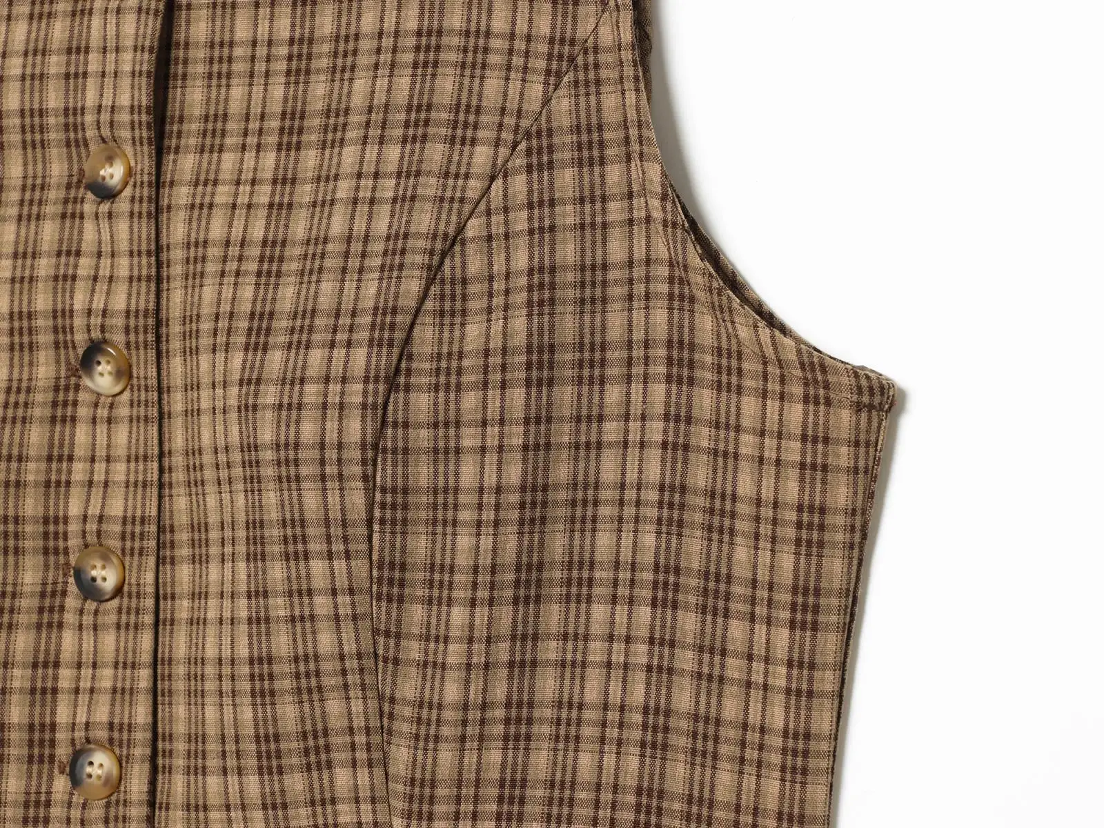 Vintage Plaid 2 Piece Set Women Casual Single Breasted Vest Top and Drawstring Wide Leg Pants Suits Elegant Female Match Sets