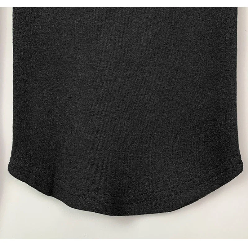 Women's Slim Fit Long Sleeve T-Shirt Cotton Crop Top Black White Slash Neck Tee Shirt Sexy Femme 2026