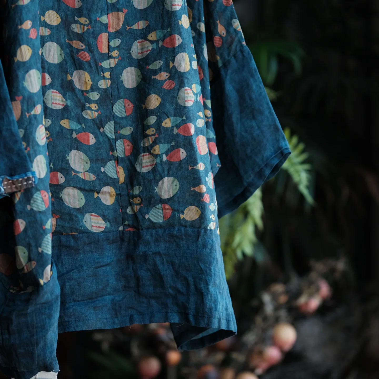 100% Ramie Women Casual Shirt New Arrival 2026 Chinese Style O-neck Vintage Print Loose Comfortable Female Tops Shirts M2785
