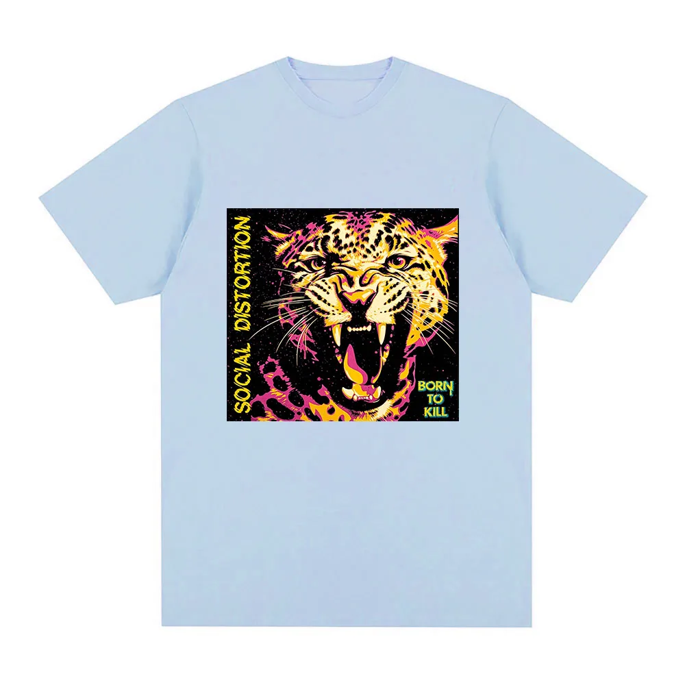 Social Distortion New Album Graphic Print Cotton T-shirt Fashion Women Men Unisex Casual Loose XS-2XL Tee Round Neck Tops Summer