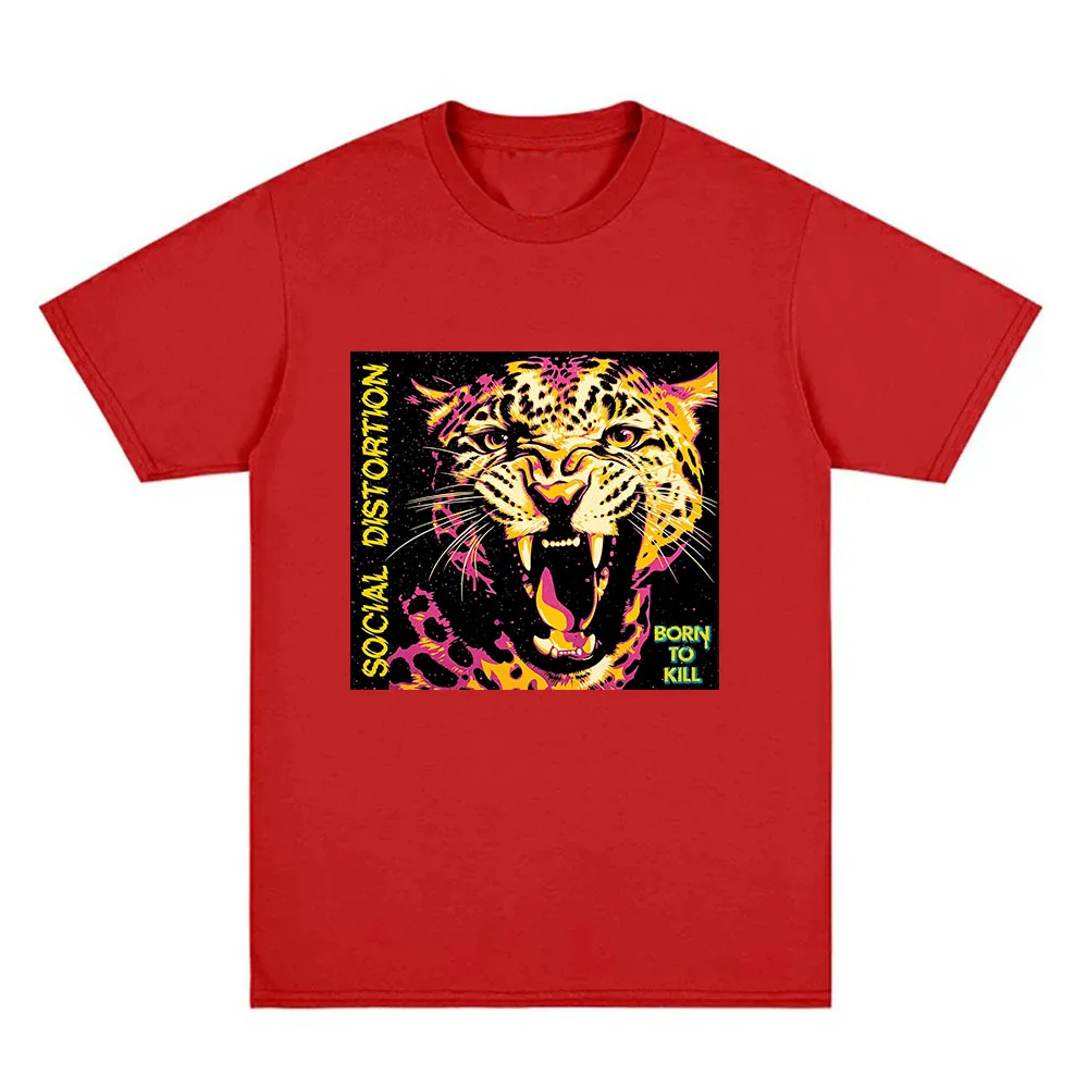 Social Distortion New Album Graphic Print Cotton T-shirt Fashion Women Men Unisex Casual Loose XS-2XL Tee Round Neck Tops Summer