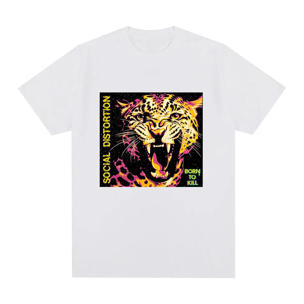 Social Distortion New Album Graphic Print Cotton T-shirt Fashion Women Men Unisex Casual Loose XS-2XL Tee Round Neck Tops Summer