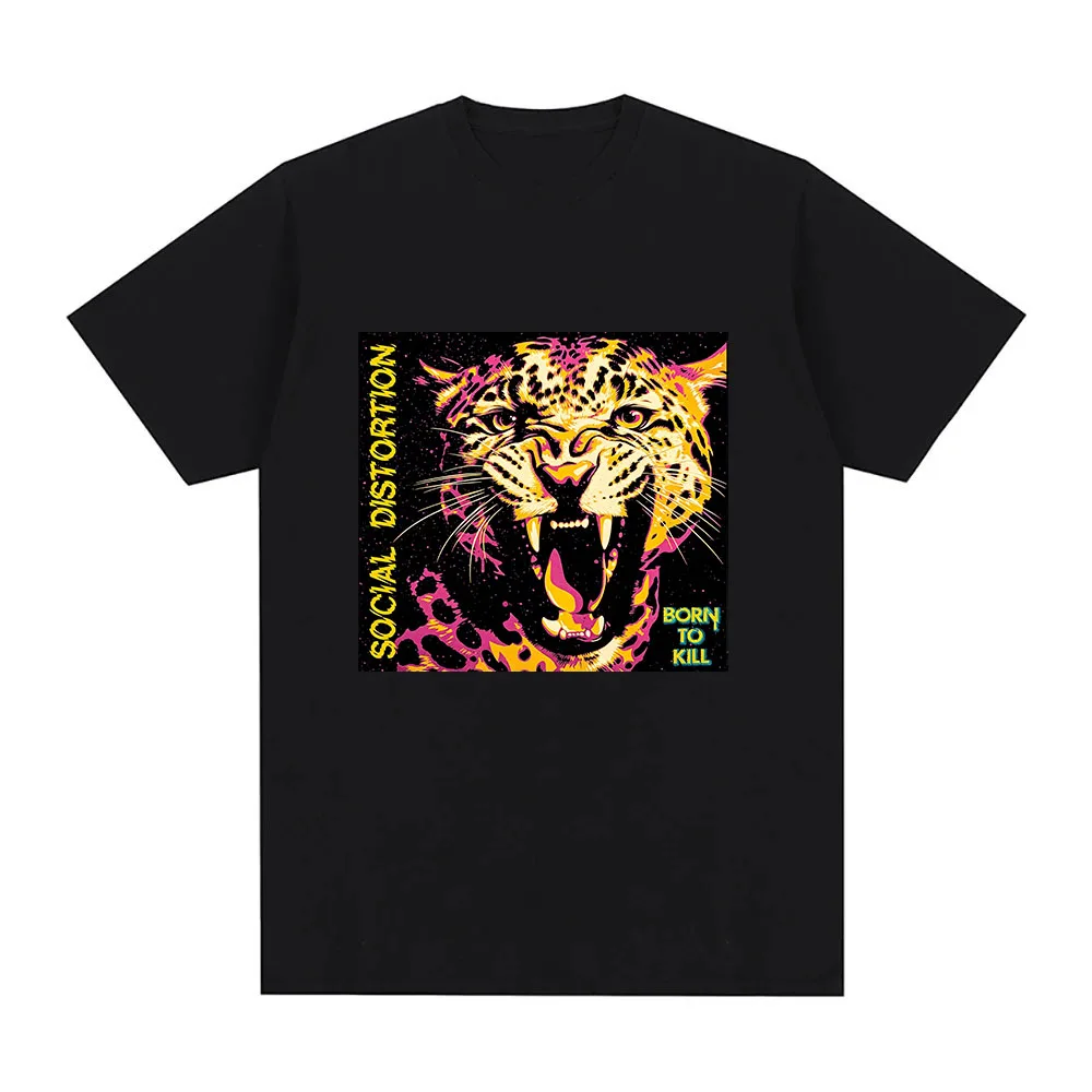Social Distortion New Album Graphic Print Cotton T-shirt Fashion Women Men Unisex Casual Loose XS-2XL Tee Round Neck Tops Summer