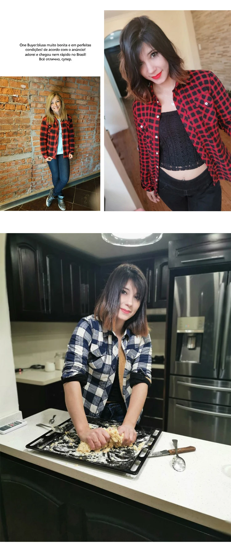 Velvet Thick Warm Women's Plaid Shirt, Female Long Sleeve Tops, M-5XL Winter Fleece Casual Check Blouse, Autumn Clothes T77710A