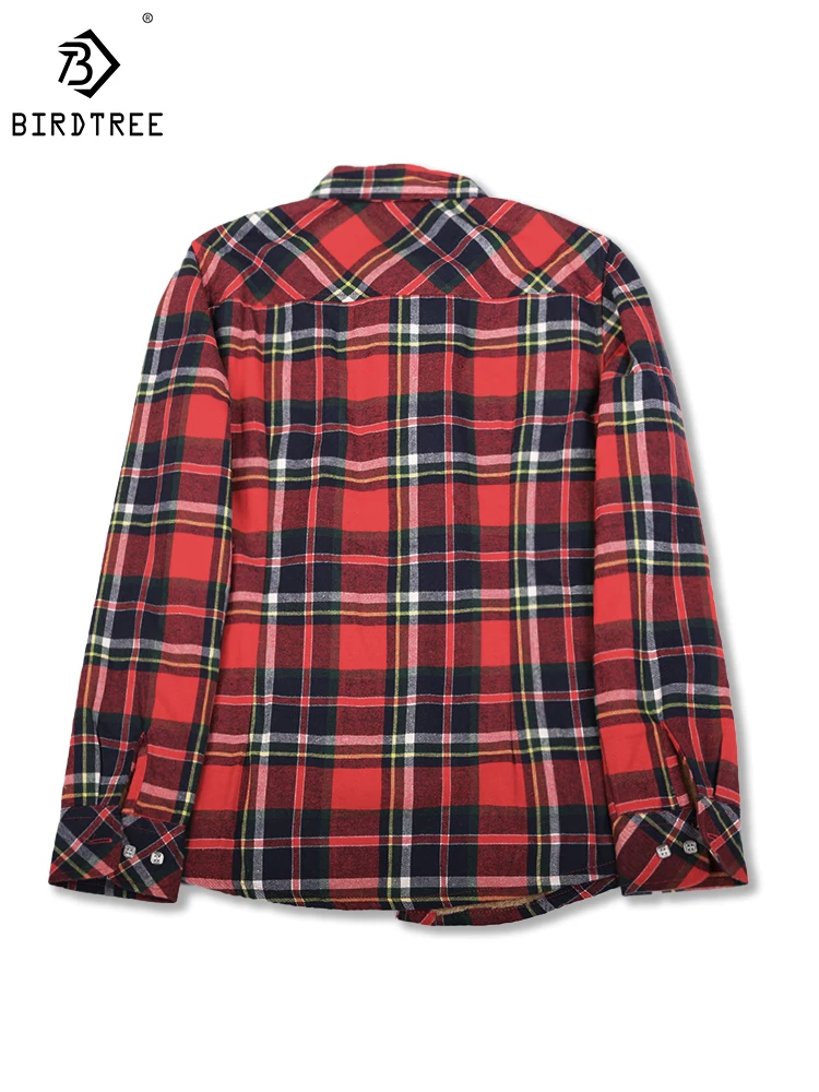 Velvet Thick Warm Women's Plaid Shirt, Female Long Sleeve Tops, M-5XL Winter Fleece Casual Check Blouse, Autumn Clothes T77710A