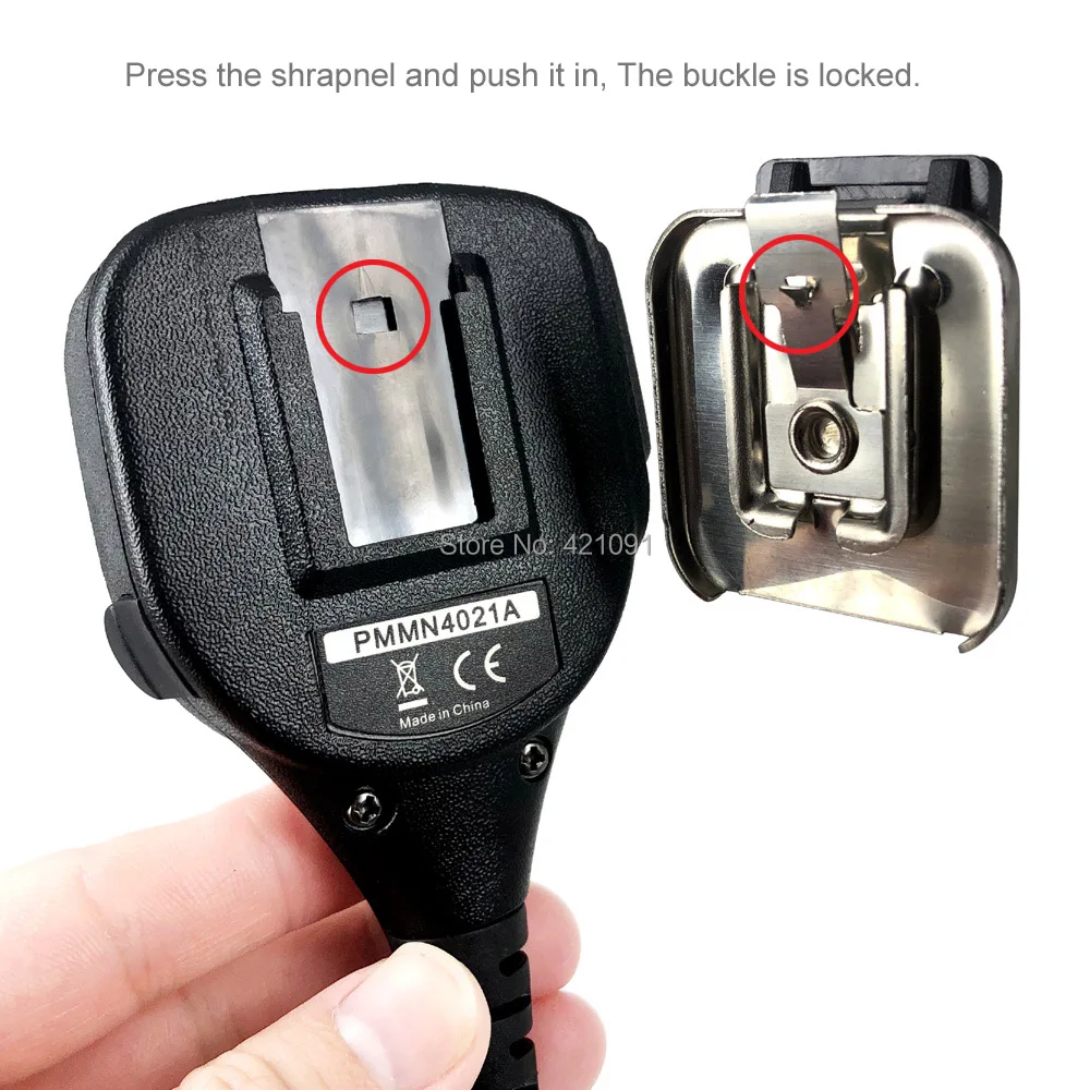 MIC Handheld Microphone Belt Clip PMMN4013A PMMN4021 PMMN4022A PMMN4013A PMMN4025A Shoulder Clip Walkie Talkie Accessory