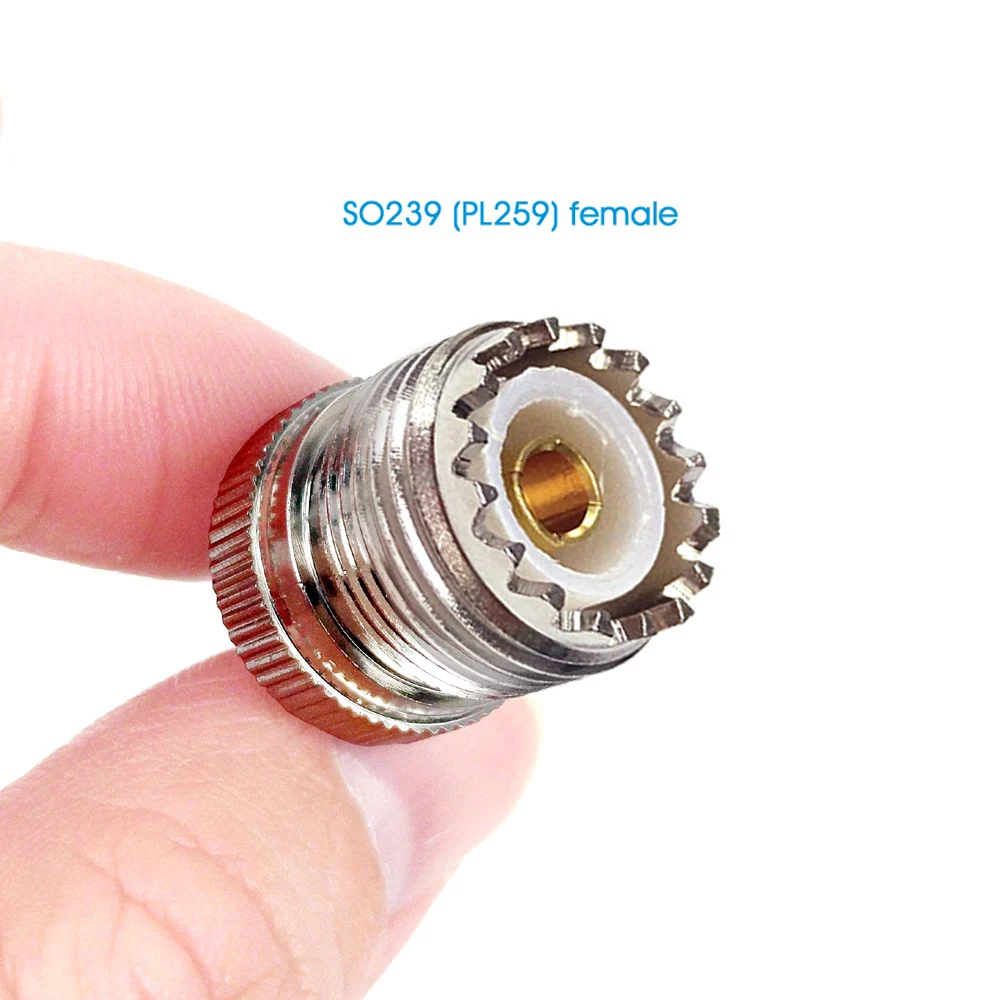 UHF to SMA Connector SO239 PL259 UHF Female to SMA Female Jack RF Coaxial Coax Adapter For Car Radio Antenna