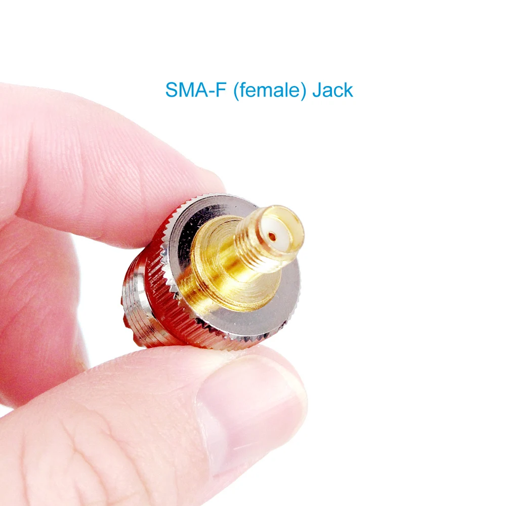 UHF to SMA Connector SO239 PL259 UHF Female to SMA Female Jack RF Coaxial Coax Adapter For Car Radio Antenna