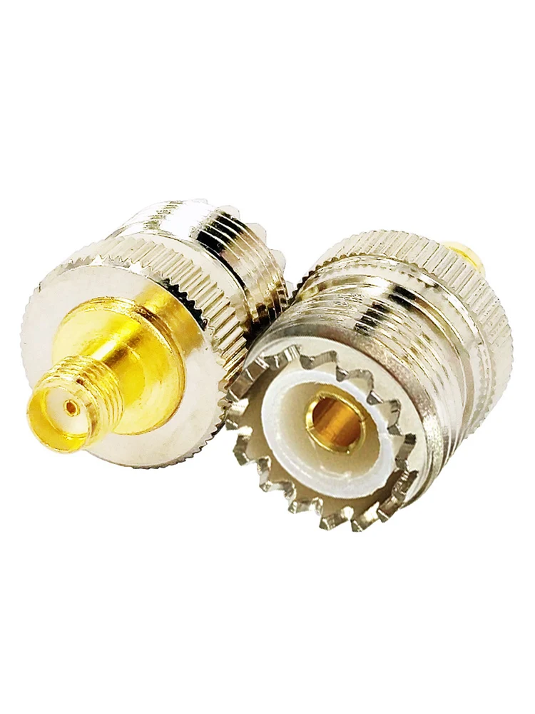 UHF to SMA Connector SO239 PL259 UHF Female to SMA Female Jack RF Coaxial Coax Adapter For Car Radio Antenna