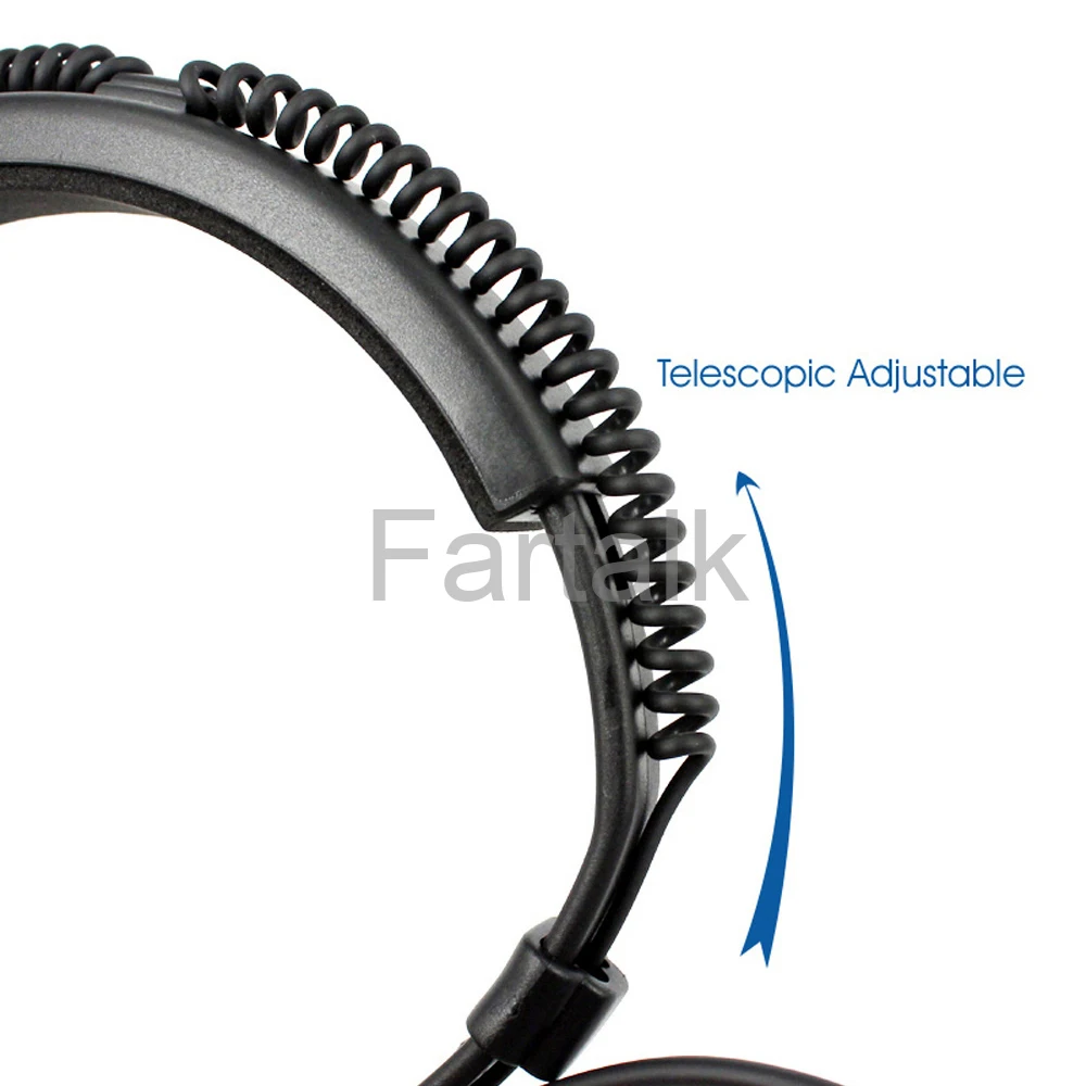 Telescopic Throat Mic Headset for BAOFENG BF-888s UV-5R 10R 13 17 20 UV-B6 GT-3 PUXING PX-777 QUANSHENG TG-UV2 TYT Walkie Talkie