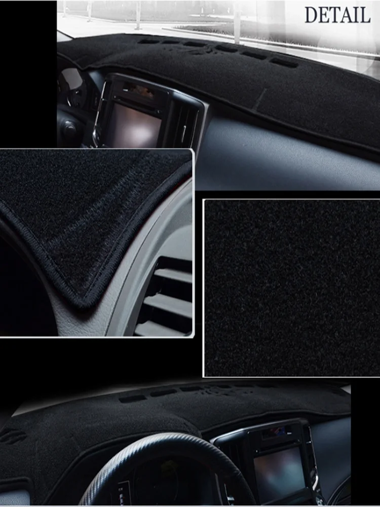 For Mitsubishi Mirage G4 Attrage MK1 2013-2021 Dashmat Dashboard Cover Instrument Panel Sunscreen Pad Anti-Dirt Proof Dash Mat